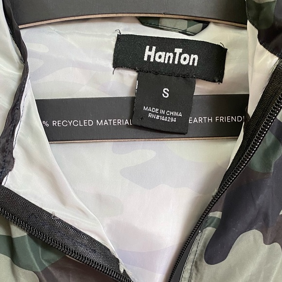 Hanton Camo Hoodie Windbreaker in size Small - Picture 4 of 6